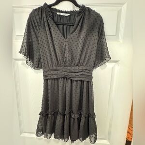Zara Charcoal Midi Dress